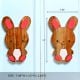 Handcrafted Acacia Wood Bunny Handle Pair
